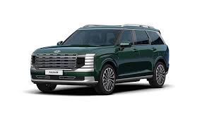 녹색 대형 SUV 차량